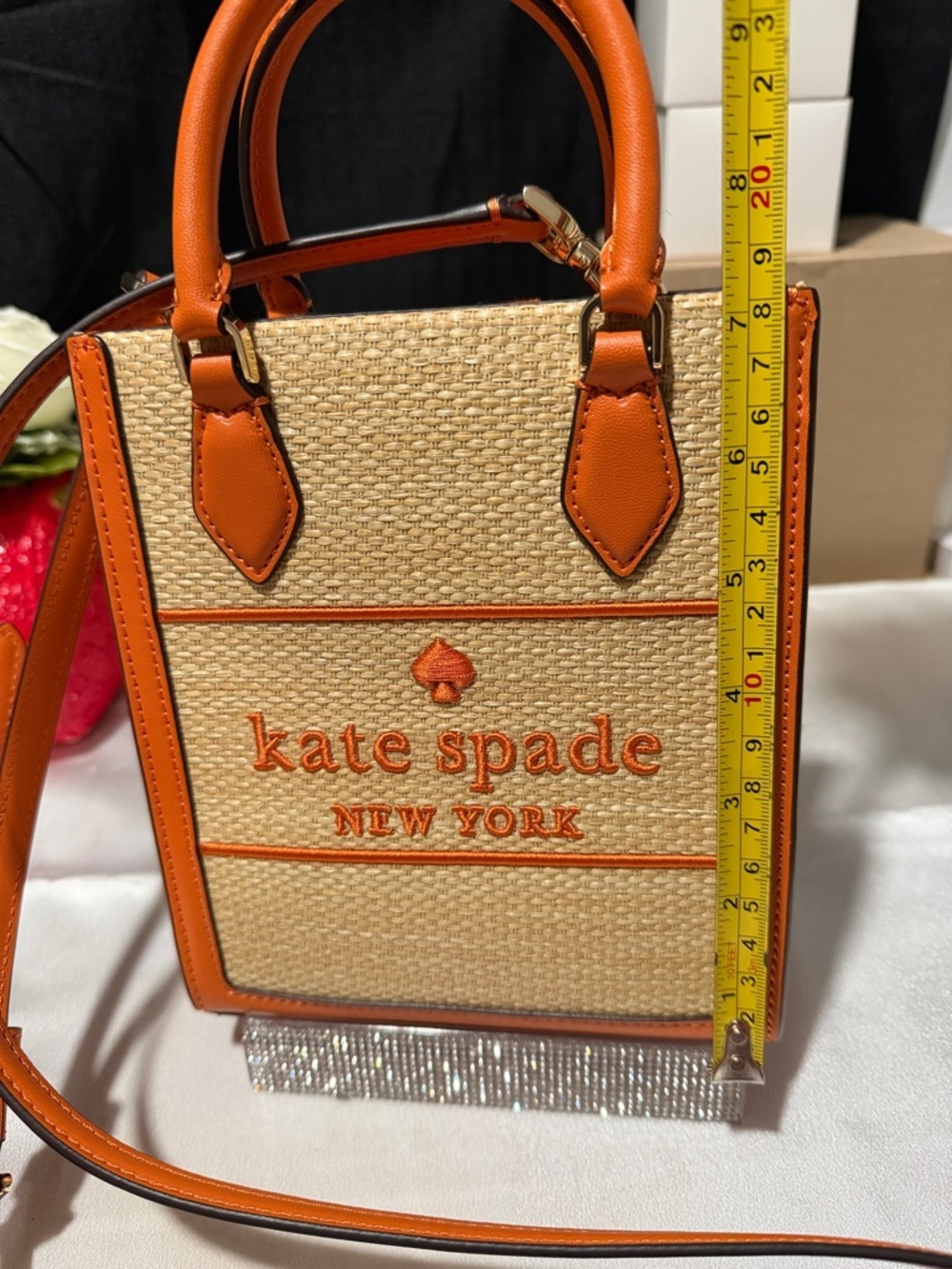 Kate Spade Mini Ellie Orange crossbody bag - Picture 4 of 7